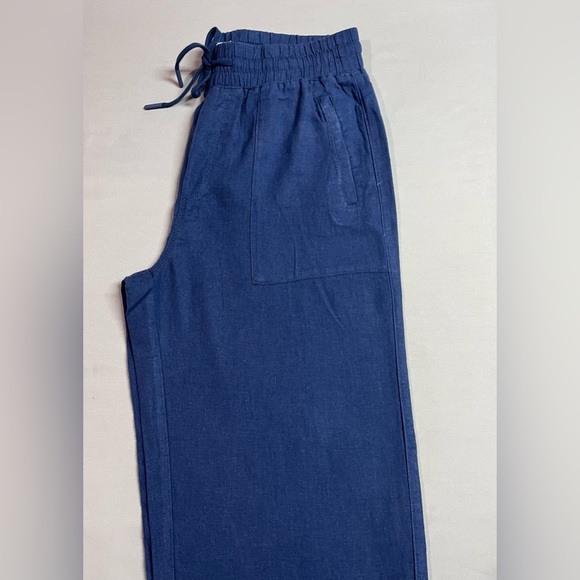 Frank by Frank and Oak Linen Blend Straight Leg Pants NWT - Picture 6 of 8